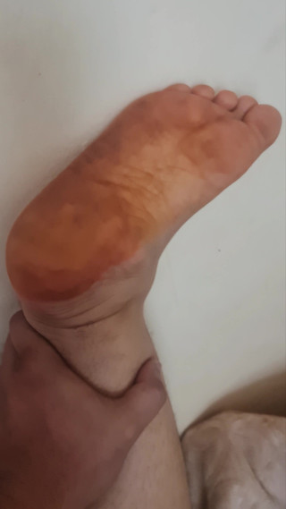 زوجة BBW المغربية الحناء التقليدية أقدام مثيرة للغاية .. كس ساخن