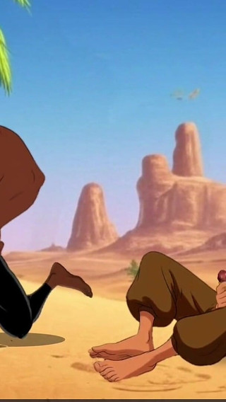 علاء الدين الإباحية: الرغبة القذرة. الجني المثير يحقق رغبة علاء الدين القذرة. كارتون. حكاية خرافية الجنس الكبار