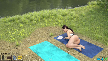 Shoretown Saga - مارس الجنس مع معلمته بينما كانت حمامات الشمس